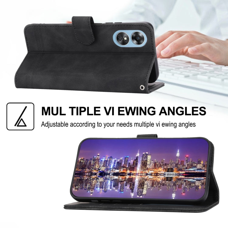 Dierfeng Dream Line TPU + Custodia per telefono in pelle PU, For OPPO Reno8 T 4G Global, For Xiaomi Redmi 12C/11A, For Xiaomi Redmi K60/K60 Pro, For Samsung Galaxy M14 5G Global