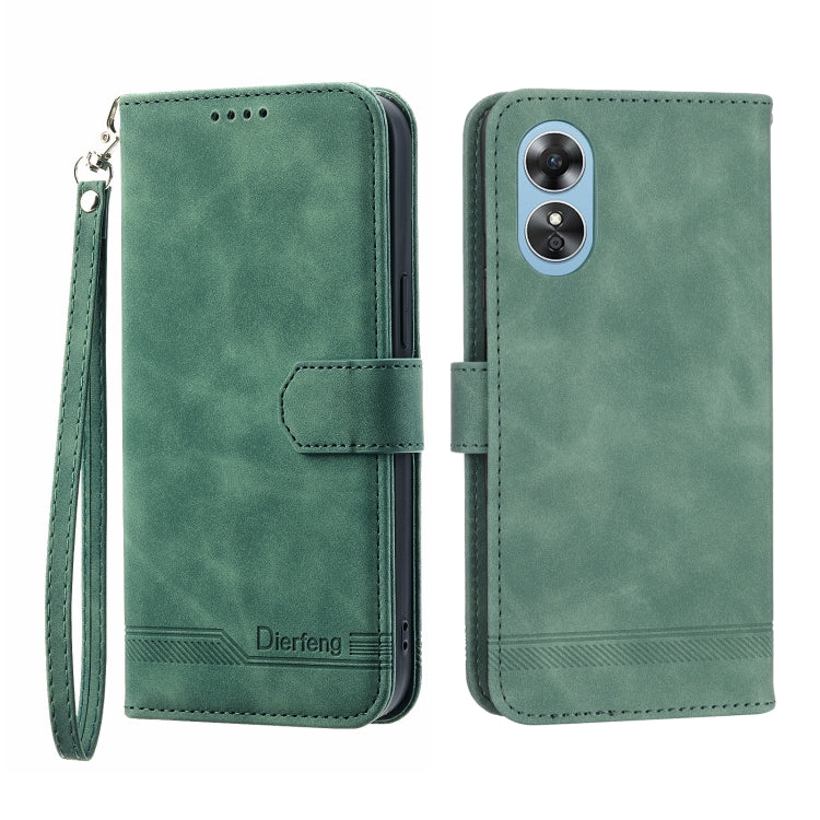 Dierfeng Dream Line TPU + Custodia per telefono in pelle PU, For OPPO Reno8 T 4G Global, For Xiaomi Redmi 12C/11A, For Xiaomi Redmi K60/K60 Pro, For Samsung Galaxy M14 5G Global