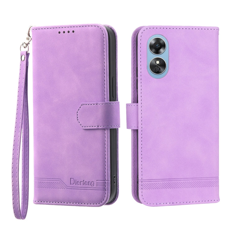 Dierfeng Dream Line TPU + Custodia per telefono in pelle PU, For OPPO Reno8 T 4G Global, For Xiaomi Redmi 12C/11A, For Xiaomi Redmi K60/K60 Pro, For Samsung Galaxy M14 5G Global