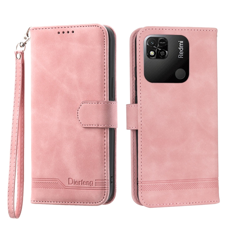 Dierfeng Dream Line TPU + Custodia per telefono in pelle PU, For OPPO Reno8 T 4G Global, For Xiaomi Redmi 12C/11A, For Xiaomi Redmi K60/K60 Pro, For Samsung Galaxy M14 5G Global