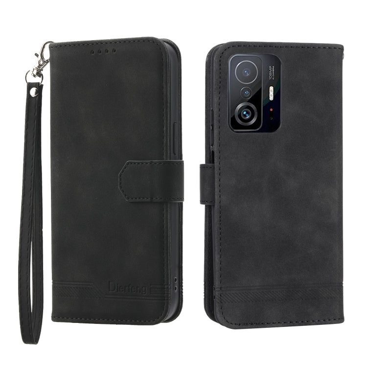Dierfeng Dream Line TPU + Custodia per telefono in pelle PU, For OPPO Reno8 T 4G Global, For Xiaomi Redmi 12C/11A, For Xiaomi Redmi K60/K60 Pro, For Samsung Galaxy M14 5G Global