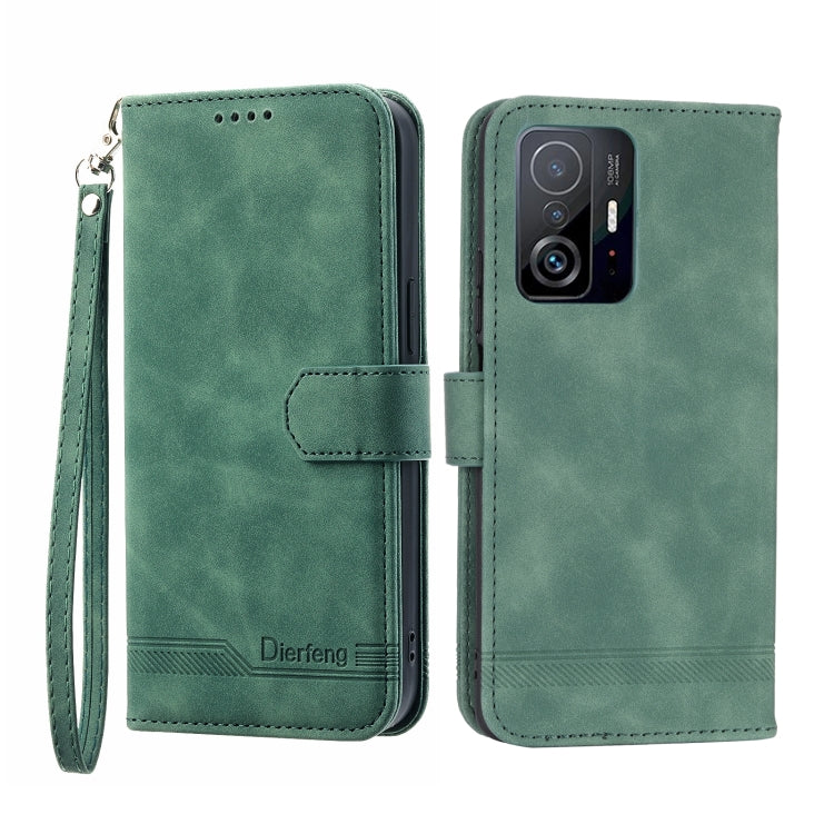 Dierfeng Dream Line TPU + Custodia per telefono in pelle PU, For OPPO Reno8 T 4G Global, For Xiaomi Redmi 12C/11A, For Xiaomi Redmi K60/K60 Pro, For Samsung Galaxy M14 5G Global