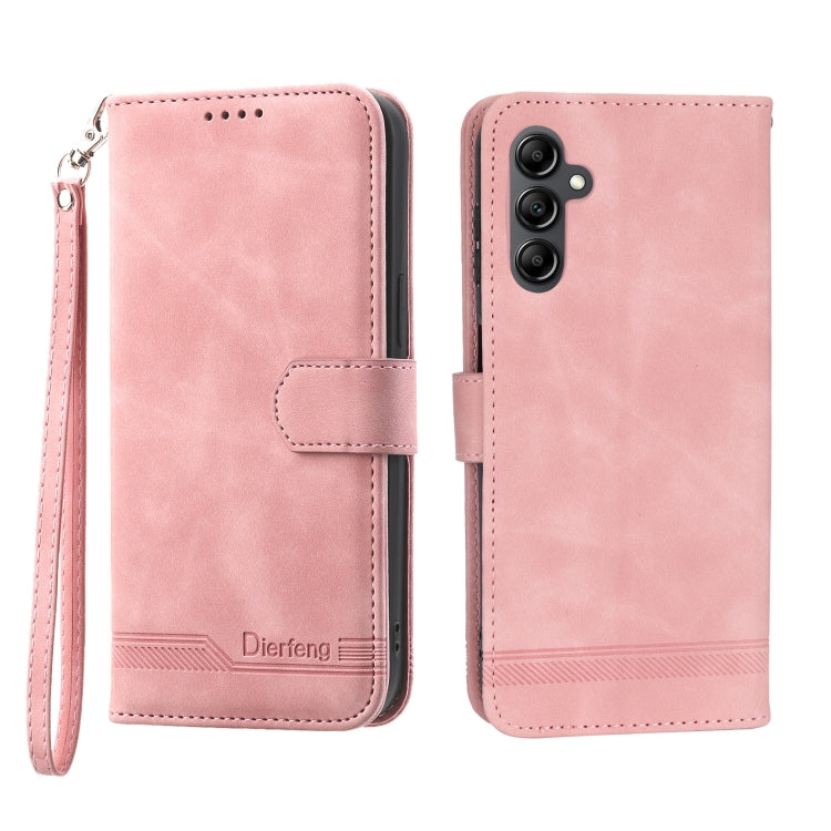 Dierfeng Dream Line TPU + Custodia per telefono in pelle PU, For OPPO Reno8 T 4G Global, For Xiaomi Redmi 12C/11A, For Xiaomi Redmi K60/K60 Pro, For Samsung Galaxy M14 5G Global