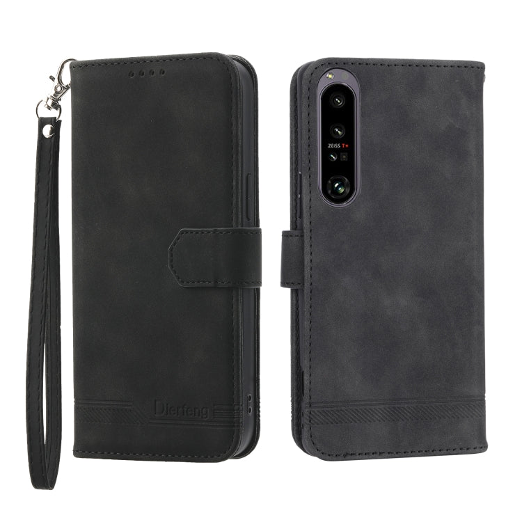 Dierfeng Dream Line TPU + Custodia per telefono in pelle PU, For Samsung Galaxy A24 4G Global, For Sony Xperia 1 V 5G, For Sony Xperia 10 V 4G, For Xiaomi Redmi Note 12 4G Global