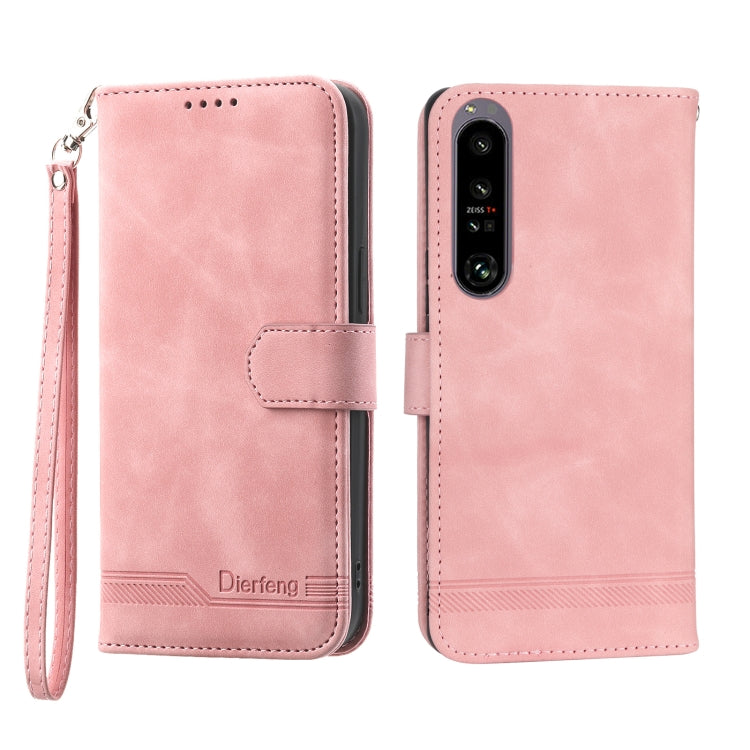 Dierfeng Dream Line TPU + Custodia per telefono in pelle PU, For Samsung Galaxy A24 4G Global, For Sony Xperia 1 V 5G, For Sony Xperia 10 V 4G, For Xiaomi Redmi Note 12 4G Global