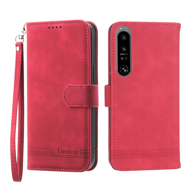 Dierfeng Dream Line TPU + Custodia per telefono in pelle PU, For Samsung Galaxy A24 4G Global, For Sony Xperia 1 V 5G, For Sony Xperia 10 V 4G, For Xiaomi Redmi Note 12 4G Global