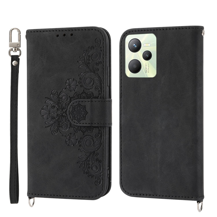 Custodia per telefono in pelle con portafoglio in rilievo con fiori al tatto, For OPPO A1 Pro, For OPPO Reno9 5G/Reno9 Pro 5G, For OPPO Reno8 4G Global, For OPPO Reno8 T 4G Global