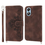 Custodia per telefono in pelle con portafoglio in rilievo con fiori al tatto, For OPPO A1 Pro, For OPPO Reno9 5G/Reno9 Pro 5G, For OPPO Reno8 4G Global, For OPPO Reno8 T 4G Global