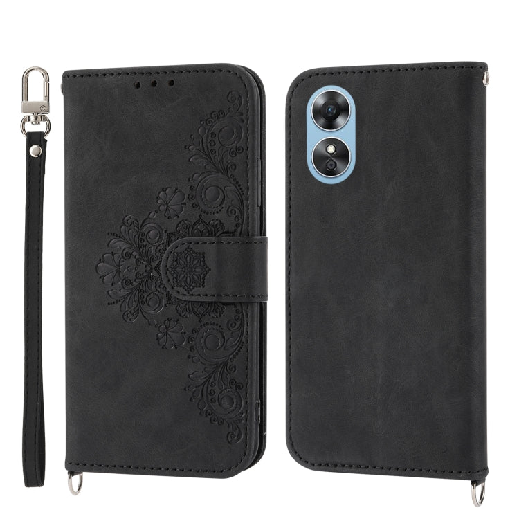 Custodia per telefono in pelle con portafoglio in rilievo con fiori al tatto, For OPPO A1 Pro, For OPPO Reno9 5G/Reno9 Pro 5G, For OPPO Reno8 4G Global, For OPPO Reno8 T 4G Global