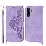 Custodia per telefono in pelle con portafoglio in rilievo con fiori al tatto, For Samsung Galaxy A24 4G Global, For Samsung Galaxy M14 5G Global, For Sony Xperia 1 V 5G, For Sony Xperia 10 V 4G