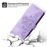 Custodia per telefono in pelle con portafoglio in rilievo con fiori al tatto, For Xiaomi Redmi 12C/11A, For Xiaomi Redmi A1+ 4G/Poco C50 4G, For Xiaomi Redmi K60/K60 Pro, For Xiaomi Redmi Note 12 4G Global