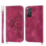 Custodia per telefono in pelle con portafoglio in rilievo con fiori al tatto, For Xiaomi Redmi 12C/11A, For Xiaomi Redmi A1+ 4G/Poco C50 4G, For Xiaomi Redmi K60/K60 Pro, For Xiaomi Redmi Note 12 4G Global