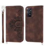 Custodia per telefono in pelle con portafoglio in rilievo con fiori al tatto, For Xiaomi Redmi 12C/11A, For Xiaomi Redmi A1+ 4G/Poco C50 4G, For Xiaomi Redmi K60/K60 Pro, For Xiaomi Redmi Note 12 4G Global