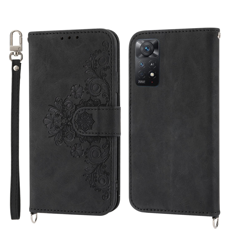 Custodia per telefono in pelle con portafoglio in rilievo con fiori al tatto, For Xiaomi Redmi 12C/11A, For Xiaomi Redmi A1+ 4G/Poco C50 4G, For Xiaomi Redmi K60/K60 Pro, For Xiaomi Redmi Note 12 4G Global