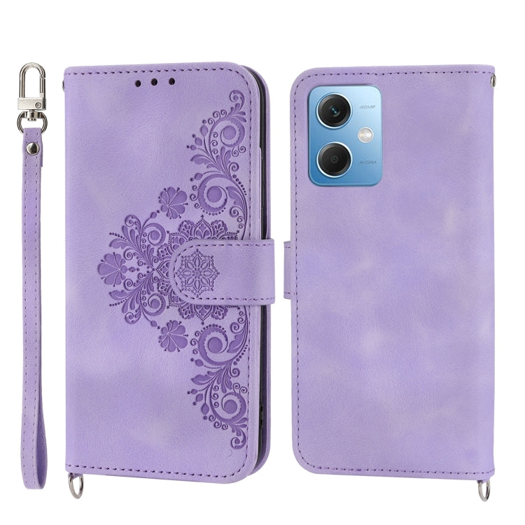 Custodia per telefono in pelle con portafoglio in rilievo con fiori al tatto, For Xiaomi Redmi 12C/11A, For Xiaomi Redmi A1+ 4G/Poco C50 4G, For Xiaomi Redmi K60/K60 Pro, For Xiaomi Redmi Note 12 4G Global