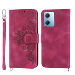 Custodia per telefono in pelle con portafoglio in rilievo con fiori al tatto, For Xiaomi Redmi 12C/11A, For Xiaomi Redmi A1+ 4G/Poco C50 4G, For Xiaomi Redmi K60/K60 Pro, For Xiaomi Redmi Note 12 4G Global
