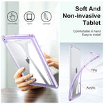 Custodia per tablet in acrilico trasparente, For iPad 10.2 2021 / 2020 / 2019, For iPad Air 3 10.5 2019, For iPad Air 2022 / 2020, For iPad mini 5 / 4