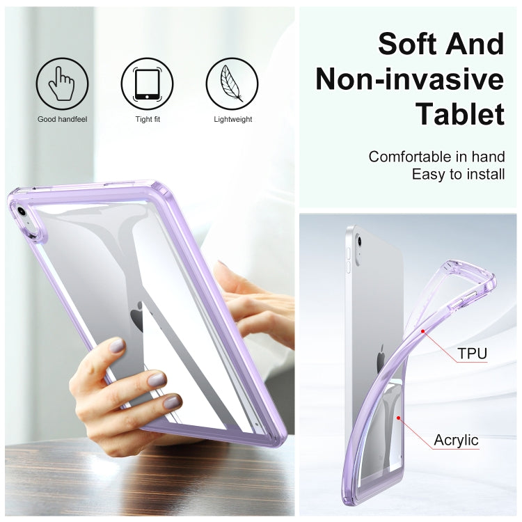 Custodia per tablet in acrilico trasparente, For iPad mini 2024 / mini 6, For iPad Pro 11 2022 / 2021 / 2020, For iPad 10th Gen 10.9 2022, For iPad 9.7 2018 / 2017