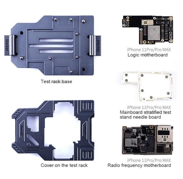 Apparecchio di prova a strati per scheda madre Qianli iSocket, Qianli iSocket For iPhone 11 Series, Qianli iSocket For iPhone 12 Series, Qianli iSocket For iPhone 13 Series, Qianli iSocket For iPhone 14 Series