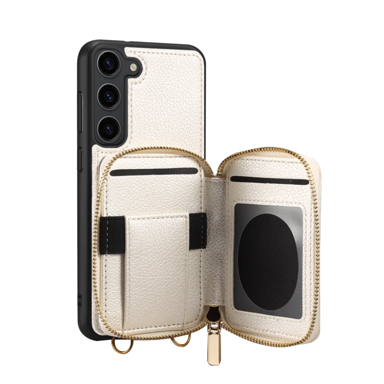 Custodia per telefono con slot per schede con cerniera, For Samsung Galaxy S23 5G, For Samsung Galaxy S23+ 5G, For Samsung Galaxy S23 Ultra 5G, For Samsung Galaxy S22 5G, For Samsung Galaxy S22+ 5G, For Samsung Galaxy S22 Ultra 5G