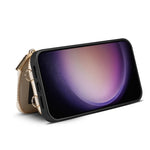 Custodia per telefono con slot per schede con cerniera, For Samsung Galaxy S23 5G, For Samsung Galaxy S23+ 5G, For Samsung Galaxy S23 Ultra 5G, For Samsung Galaxy S22 5G, For Samsung Galaxy S22+ 5G, For Samsung Galaxy S22 Ultra 5G