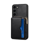 Custodia per telefono con slot per schede con cerniera, For Samsung Galaxy S23 5G, For Samsung Galaxy S23+ 5G, For Samsung Galaxy S23 Ultra 5G, For Samsung Galaxy S22 5G, For Samsung Galaxy S22+ 5G, For Samsung Galaxy S22 Ultra 5G