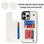 Custodia per telefono in pelle PU rombica con doppia fibbia, For iPhone 14 Pro Max, For iPhone 13, For iPhone 13 mini
