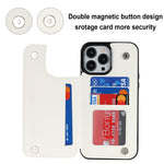 Custodia per telefono in pelle PU rombica con doppia fibbia, For iPhone 13 Pro, For iPhone 13 Pro Max, For iPhone 12