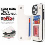 Custodia per telefono in pelle PU rombica con doppia fibbia, For iPhone 13 Pro, For iPhone 13 Pro Max, For iPhone 12