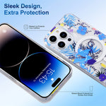 Custodia per telefono magnetica bifacciale trasparente, For iPhone 12 Pro, For iPhone 12 Pro Max
