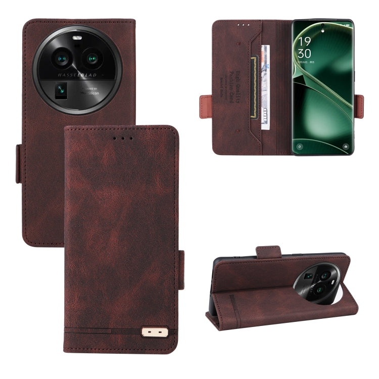 Custodia per cellulare in pelle con chiusura magnetica, For OPPO Find X6, For OPPO Find X6 Pro, For Realme V30 / V30t 5G, For Samsung Galaxy M14 5G
