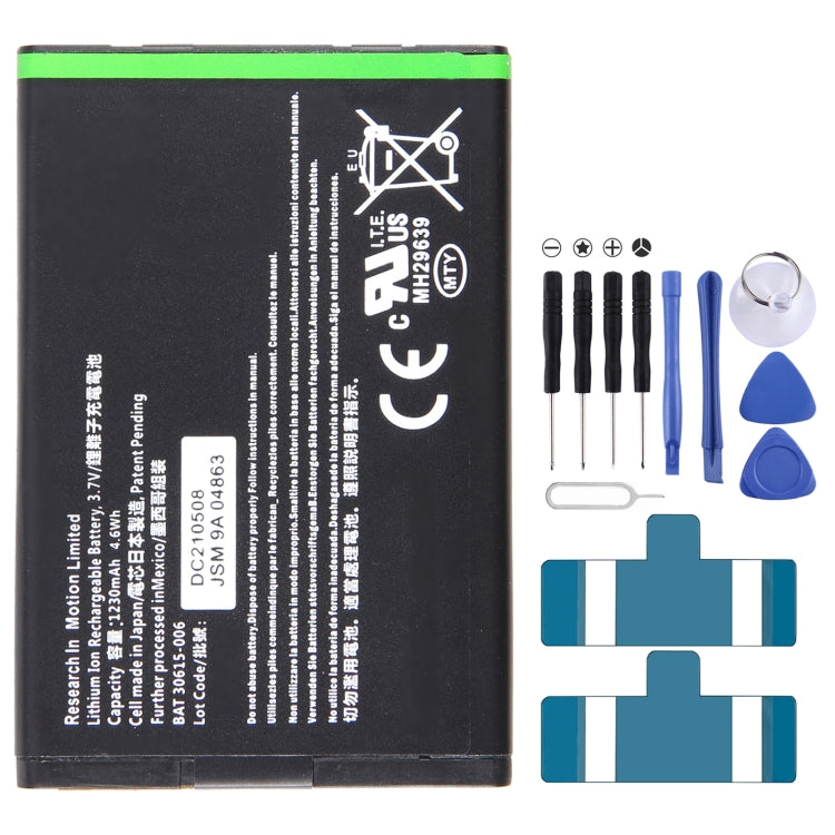 Batteria sostitutiva 300mAh per smartphone Blackberry