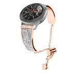 Cinturino per orologio mentale con catena diamantata da 20 mm, For Garmin Venu / Venu 2 Plus / Venu Sq / Sq2