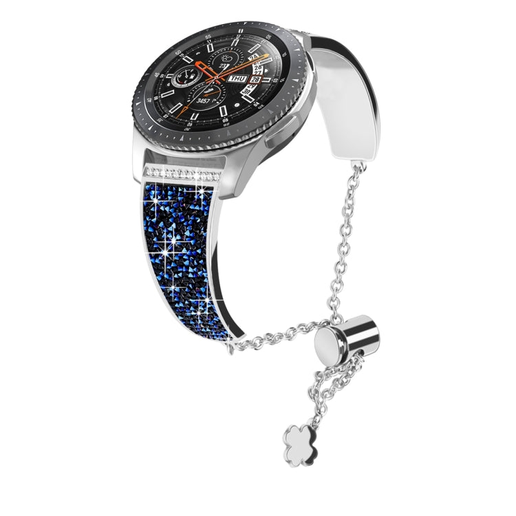 Cinturino per orologio mentale con catena diamantata da 20 mm, For Garmin Venu / Venu 2 Plus / Venu Sq / Sq2