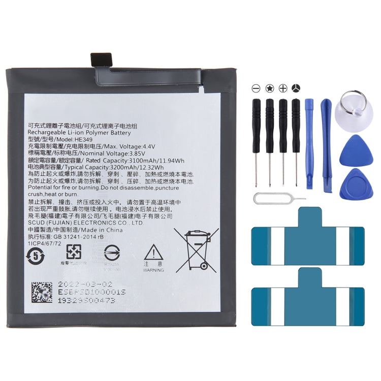 Sostituzione della batteria da 300 mAh, For INFOCIS veken M680 M535 HE306, For Sharp R1, For Sharp Aquos S3 FS8032, For Sharp Aquos S2 FS8016 FS8010 FS8018 S3 mini, For Sharp AQUOS 704Sh, For Sharp AQUOS R3 808SH SH-04L SHV44 SH-R10