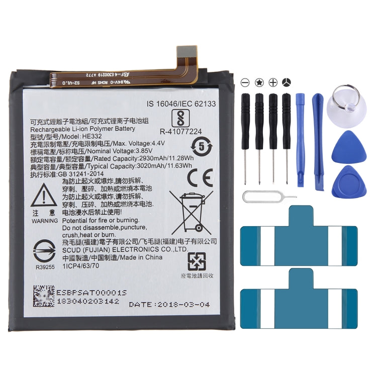 Sostituzione della batteria da 300 mAh, For INFOCIS veken M680 M535 HE306, For Sharp R1, For Sharp Aquos S3 FS8032, For Sharp Aquos S2 FS8016 FS8010 FS8018 S3 mini, For Sharp AQUOS 704Sh, For Sharp AQUOS R3 808SH SH-04L SHV44 SH-R10