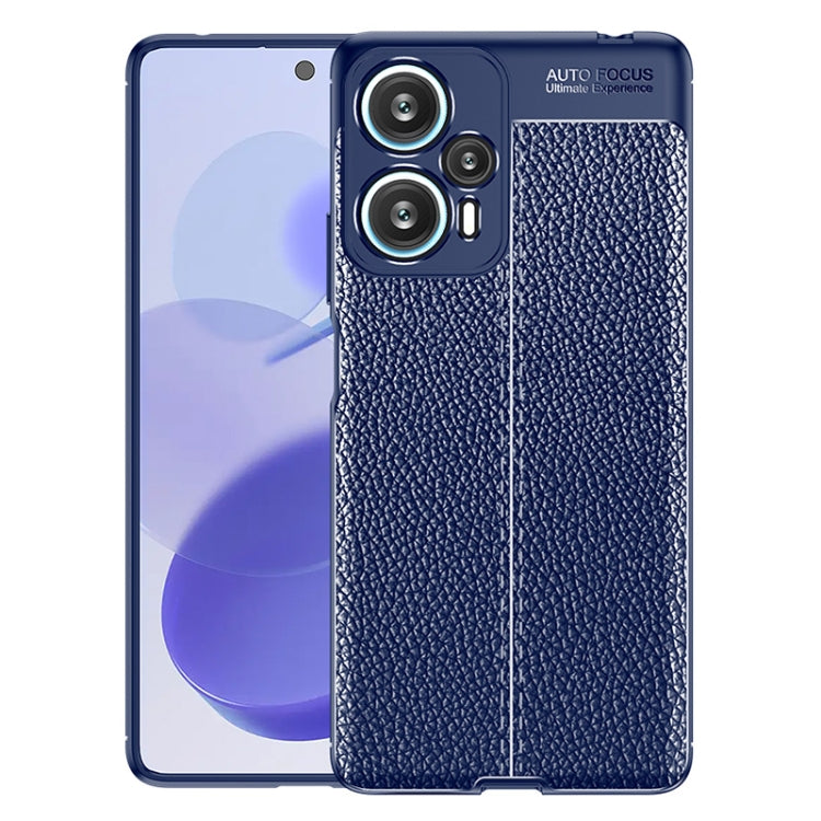 Custodia per telefono in TPU antiurto con texture Litchi, For Xiaomi Redmi Note 12 Turbo, For Samsung Galaxy M14