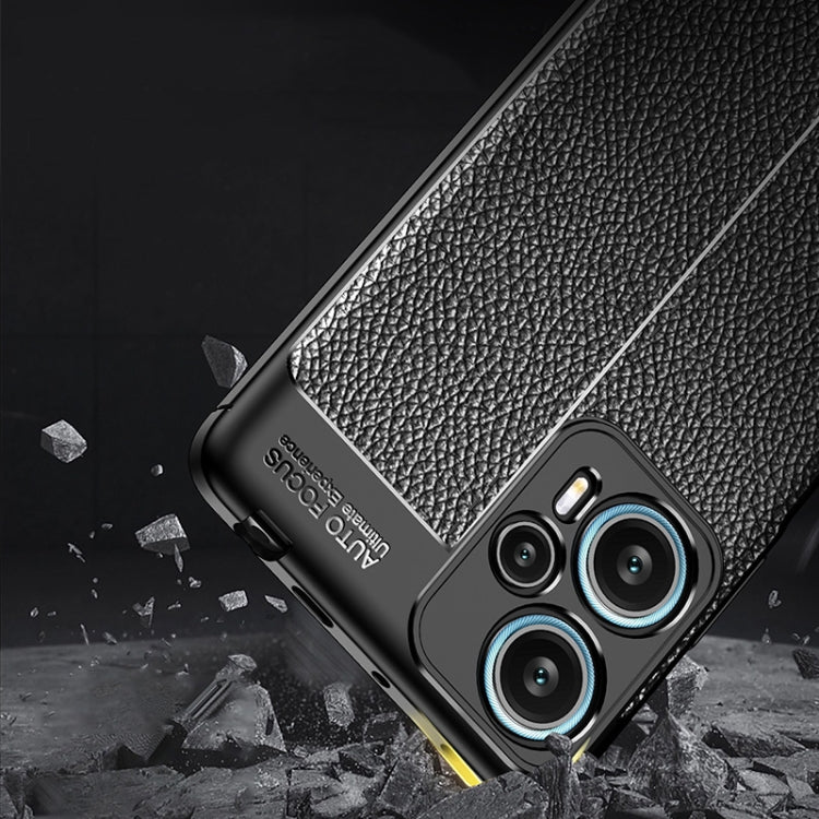 Custodia per telefono in TPU antiurto con texture Litchi, For Xiaomi Redmi Note 12 Turbo, For Samsung Galaxy M14