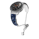 Cinturino per orologio mentale con catena diamantata da 22 mm, For Garmin Venu 2 / Forerunner 265 / 255