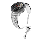 Cinturino per orologio mentale con catena diamantata da 22 mm, For Garmin Venu 2 / Forerunner 265 / 255