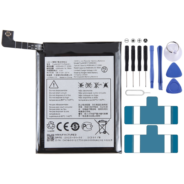 Sostituzione della batteria da 300 mAh, For Alcatel JOY TAB 2 9032Z, For Alcatel Joy Tab 9029Z, For Alcatel One Touch Pixi 3 Tab 7.0 LTE 4G, For Alcatel OneTouch EVO 7 HD E710, For Alcatel 3L 2020 5029D, For Alcatel T790H T790S