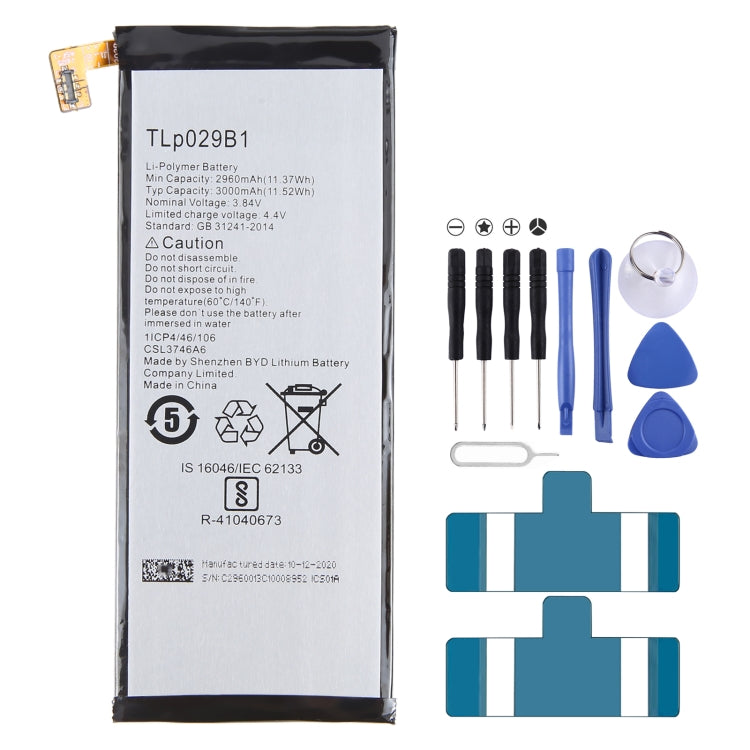 300mAh Battery Replacement, For Alcatel JOY TAB 2 9032Z, For Alcatel Joy Tab 9029Z, For Alcatel One Touch Pixi 3 Tab 7.0 LTE 4G, For Alcatel OneTouch EVO 7 HD E710, For Alcatel 3L 2020 5029D, For Alcatel T790H T790S