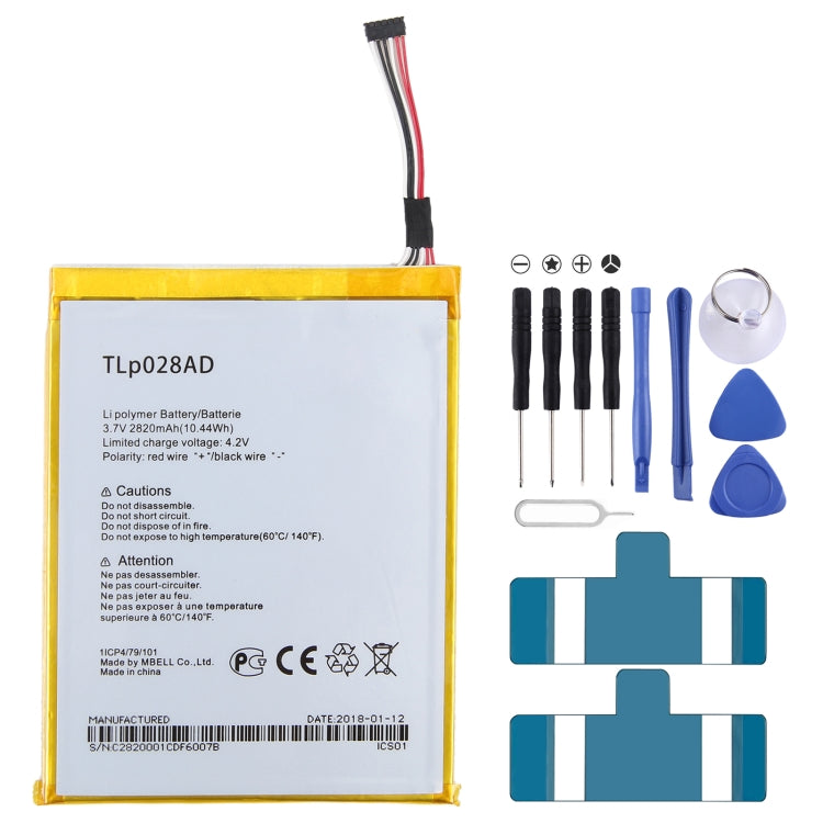 300mAh Battery Replacement, For Alcatel JOY TAB 2 9032Z, For Alcatel Joy Tab 9029Z, For Alcatel One Touch Pixi 3 Tab 7.0 LTE 4G, For Alcatel OneTouch EVO 7 HD E710, For Alcatel 3L 2020 5029D, For Alcatel T790H T790S