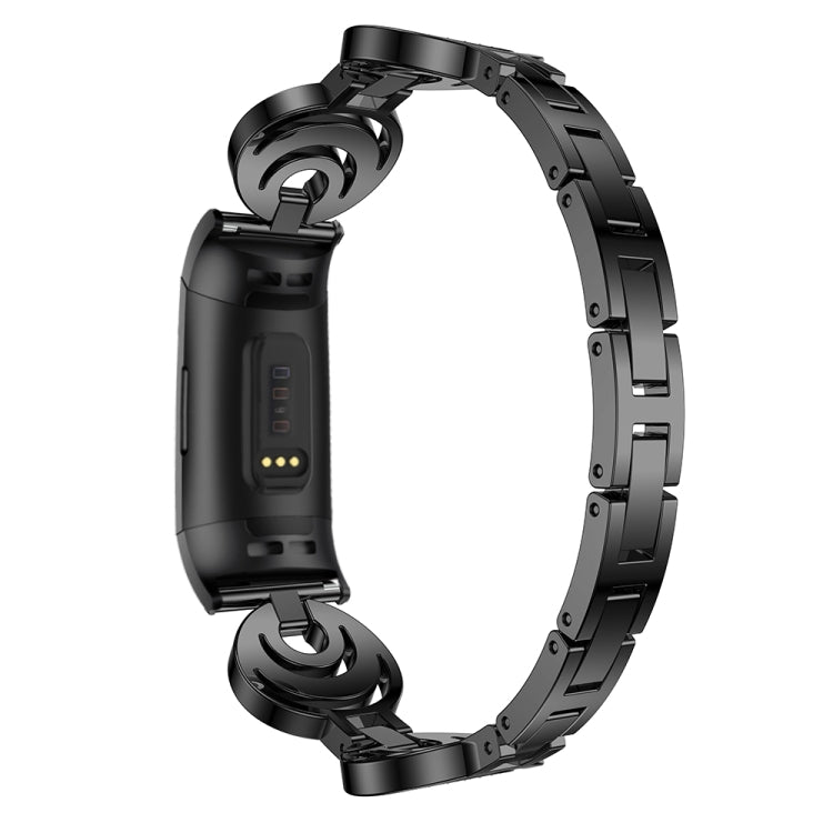 Cinturino per orologio in metallo con diamanti Sun Moon Star, For Fitbit Charge 2, For Fitbit Charge 5, For Fitbit Charge 3 / 4
