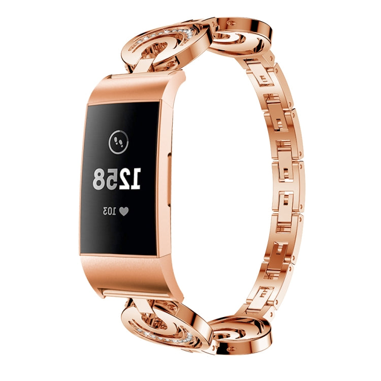 Cinturino per orologio in metallo con diamanti Sun Moon Star, For Fitbit Charge 2, For Fitbit Charge 5, For Fitbit Charge 3 / 4