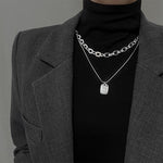 Collana da donna con alfabeto versatile in acciaio al titanio con catena intrecciata, XL2001, XL1951, XL1400, XL1437, XL2010, XL1505, XL1839, XL1864, XL1502, XL1570, XL1170, XL1459, XL1788, XL1780, XL1946, XL1089, XL1958, XL1983, XL1941, XL1944, XL1090...