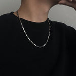 Collana da donna con alfabeto versatile in acciaio al titanio con catena intrecciata, XL2001, XL1951, XL1400, XL1437, XL2010, XL1505, XL1839, XL1864, XL1502, XL1570, XL1170, XL1459, XL1788, XL1780, XL1946, XL1089, XL1958, XL1983, XL1941, XL1944, XL1090...