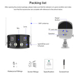 Telecamera IP WiFi 2MP con riconoscimento umano 180°