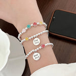 Bracciale da donna in argento sterling S925 Gypsophila Beanie, SL0004, SL0153, SL0543, SL0741, SL0490, SL0141, SL0719, SL0752, SL0654, SL0651, SL0661, SL0742, SL0743, SL0744, SL0751, SL0754, SL0700, SL0740, XL0140, SL0423, XL1194, JL0004 Anklet, SL0048