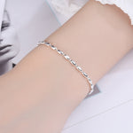 Bracciale da donna in argento sterling S925 Gypsophila Beanie, SL0004, SL0153, SL0543, SL0741, SL0490, SL0141, SL0719, SL0752, SL0654, SL0651, SL0661, SL0742, SL0743, SL0744, SL0751, SL0754, SL0700, SL0740, XL0140, SL0423, XL1194, JL0004 Anklet, SL0048